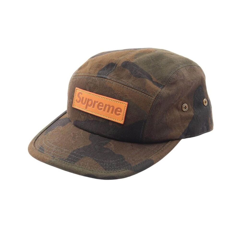 Louis Vuitton Supreme 5PANEL SP Camp Cap Cotton Cap